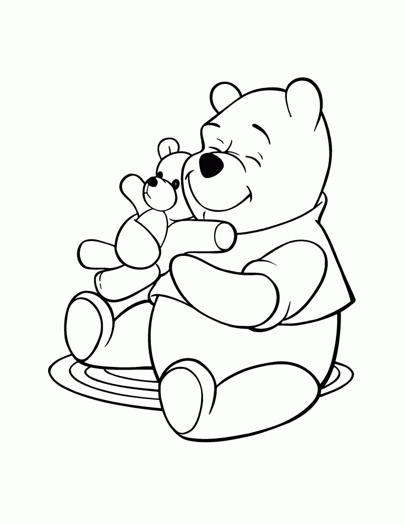 Pooh Bears Bear Coloring Page