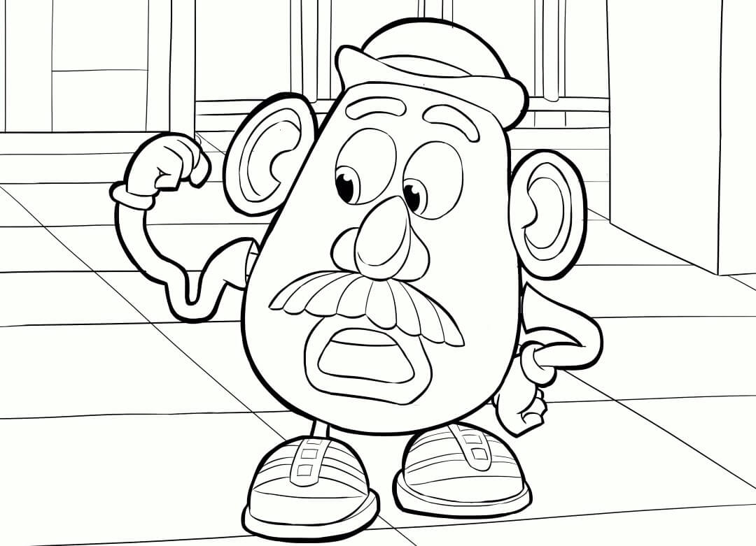 Potato Head Toy Story Coloring Pages