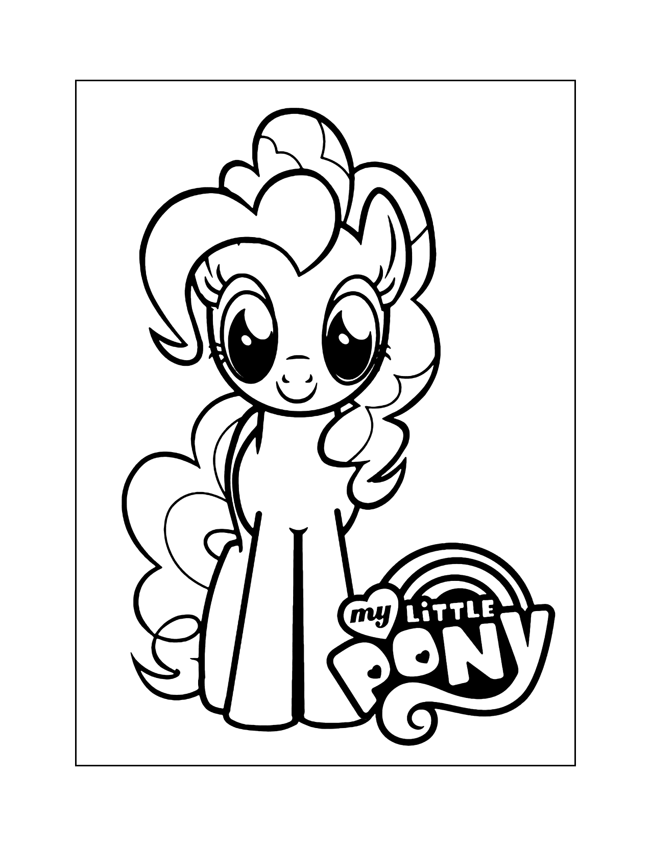 Pretty My Little Pony Coloring Pages