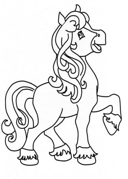 Pretty Pony Coloring Pages