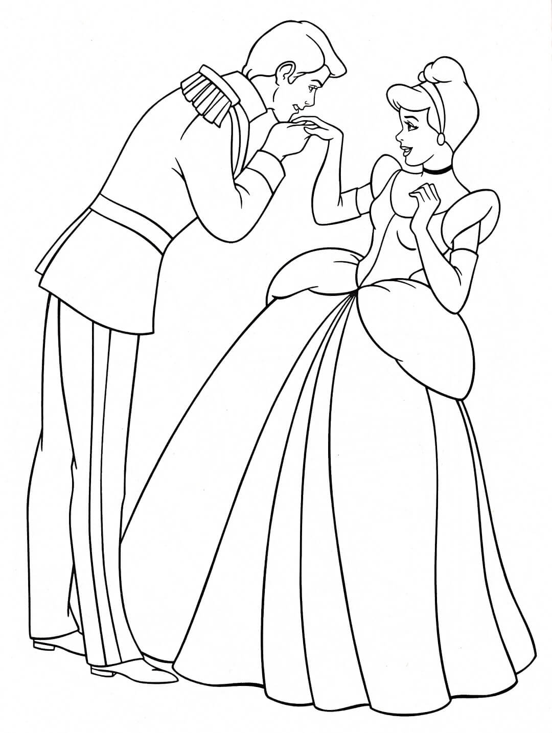 Princess Cinderella Coloring Pages