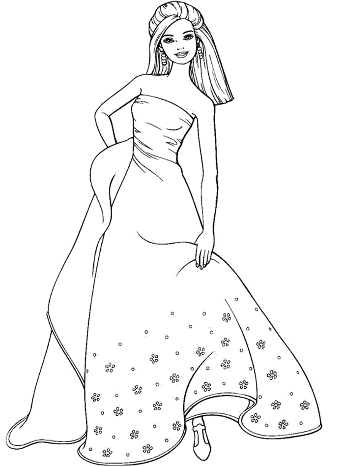 4800 Barbie Princess Coloring Pages To Print Free Pictures