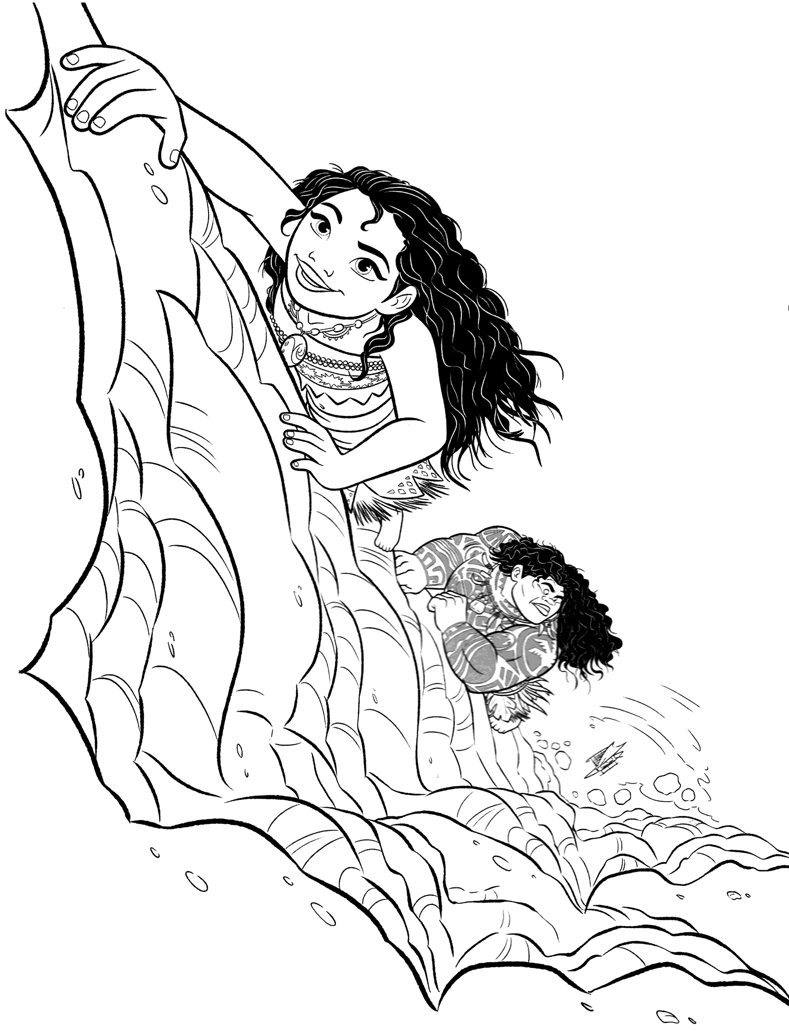 Printable Moana Coloring Pages