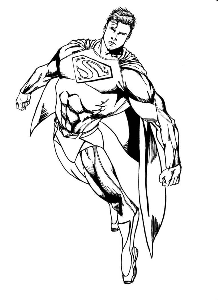 Printable Superman Coloring Pages