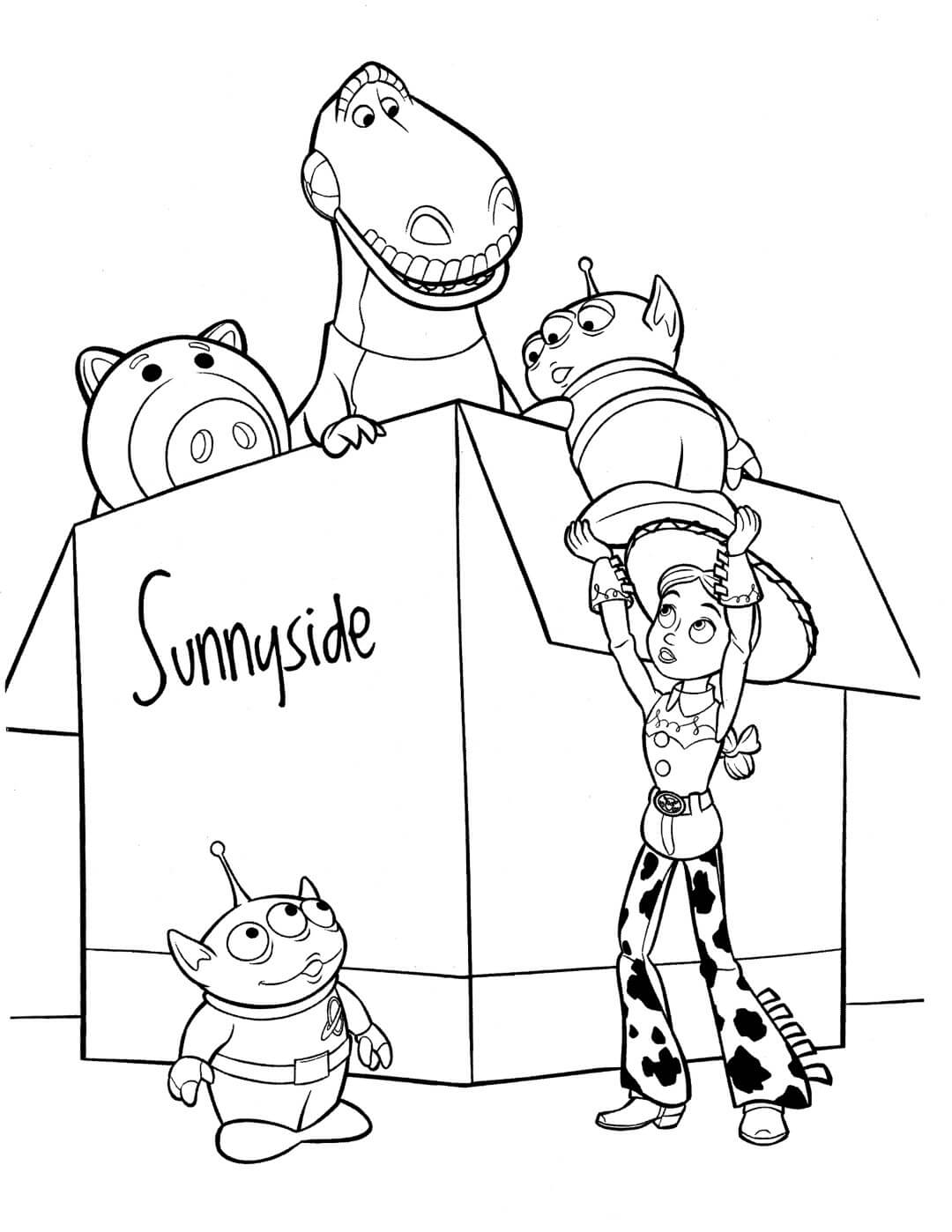 Printable Toy Story Coloring Pages