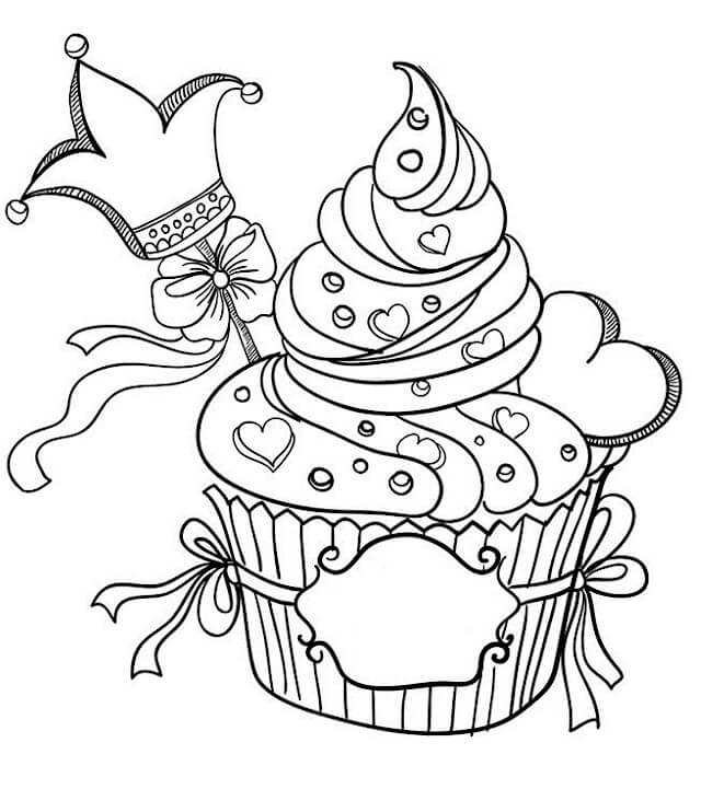 430 Top Images Of Cupcakes Coloring Pages  Images