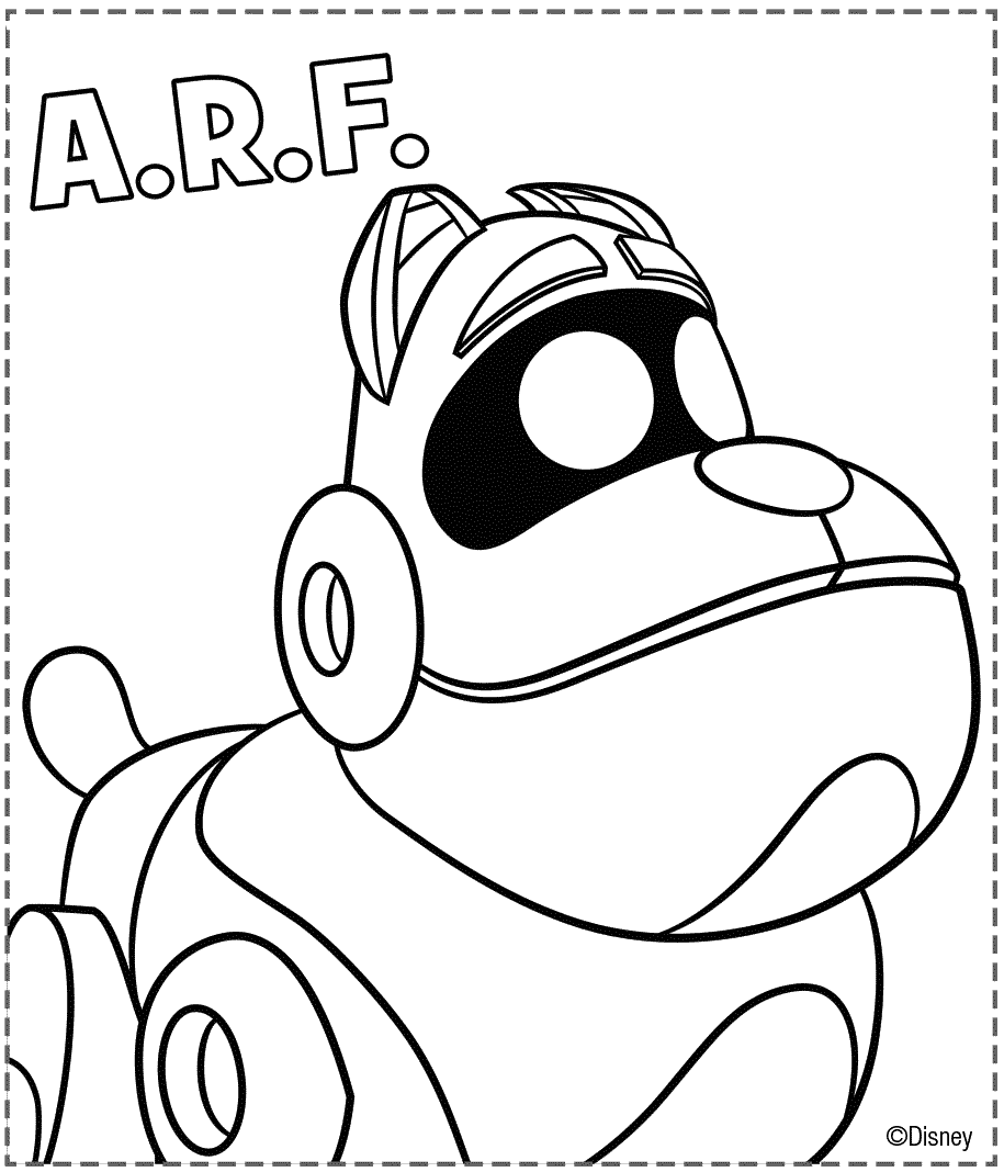 Puppy Dog Pals Coloring Pages - Arf