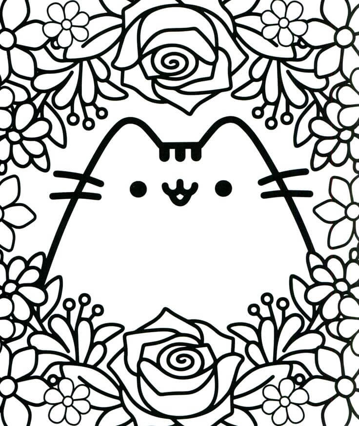 Pusheen Coloring Pages – coloring.rocks!