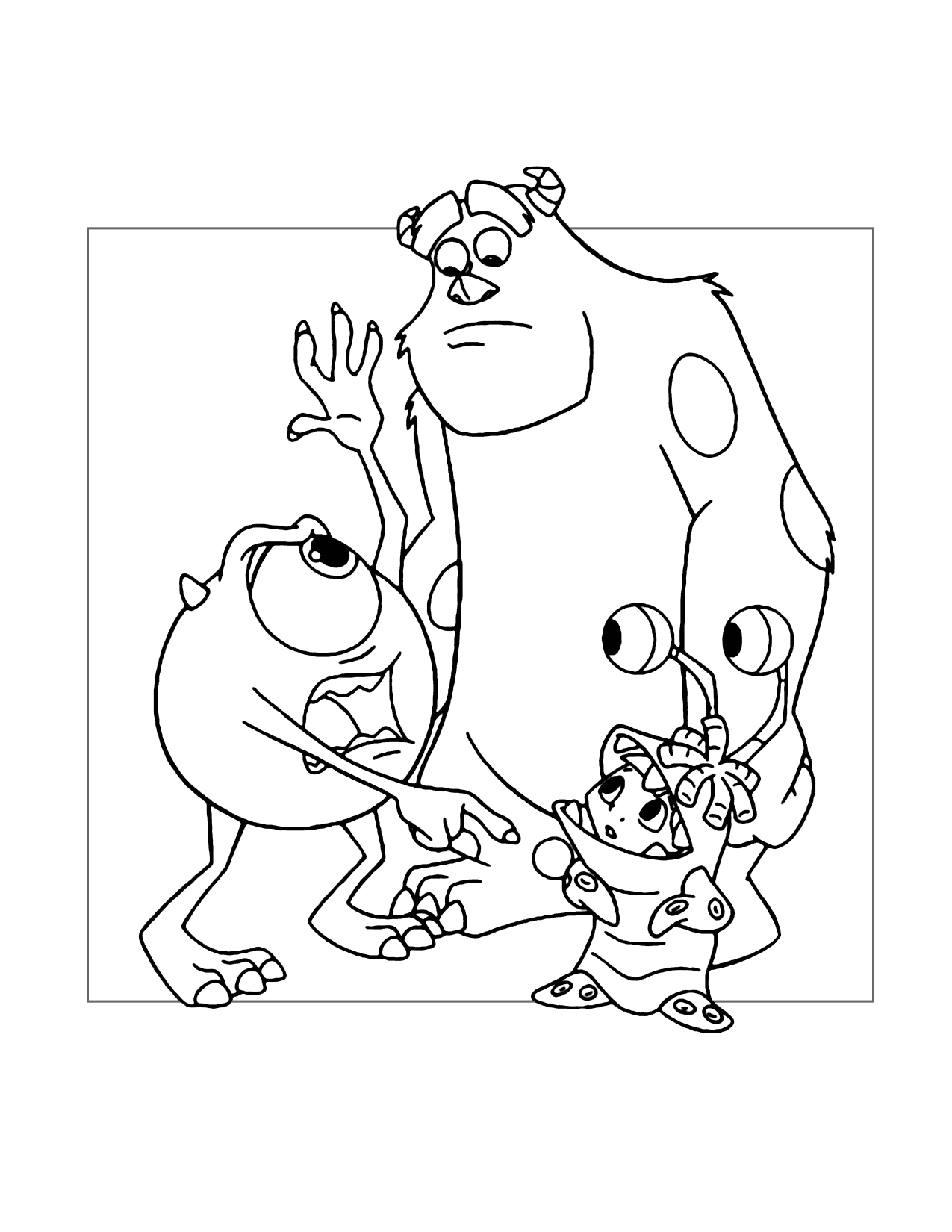 Put That Thing Back Where It Came From Monsters Inc Coloring Page
