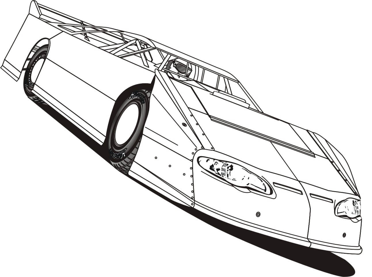 Race Car Coloring Pages Printable Coloring Pages