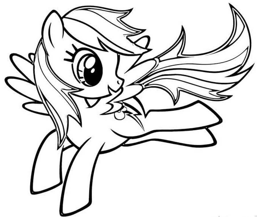 37+ My Little Pony Coloring Pages Rainbow Dash Images - coloring