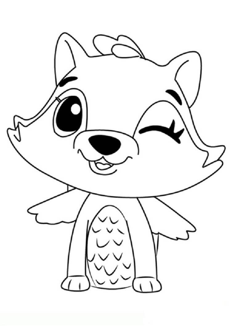 Raspoon Hatchimals Coloring Pages