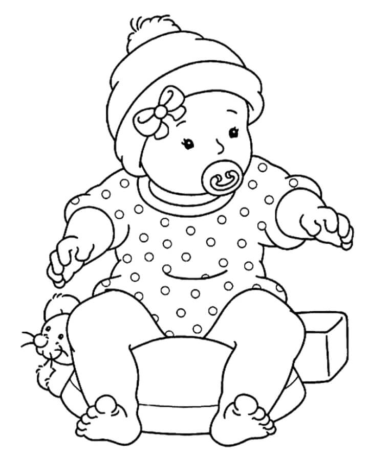 Reborn Doll Coloring Pages