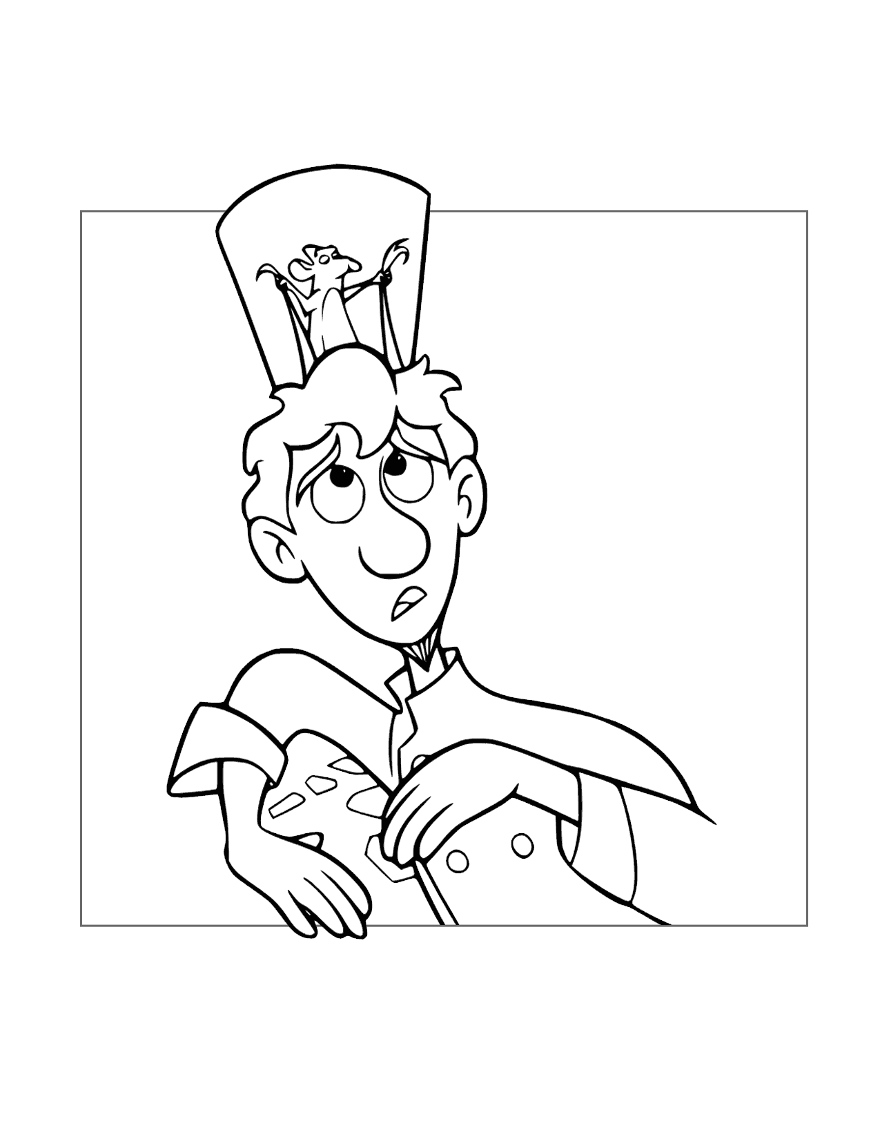 Remy And Linguini Ratatouille Coloring Page