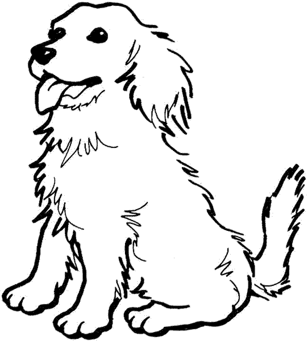 Retriever Dog Coloring Pages