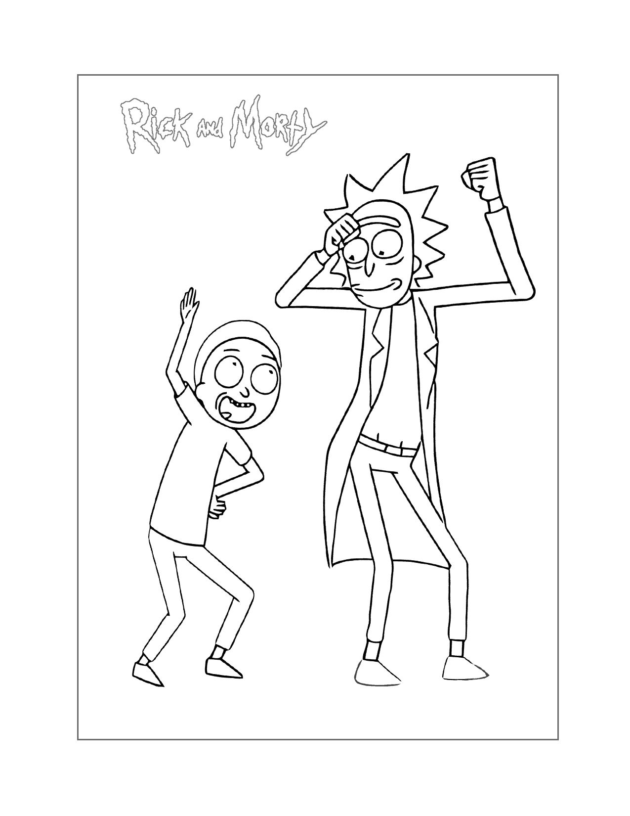 Rick And Morty Dancing