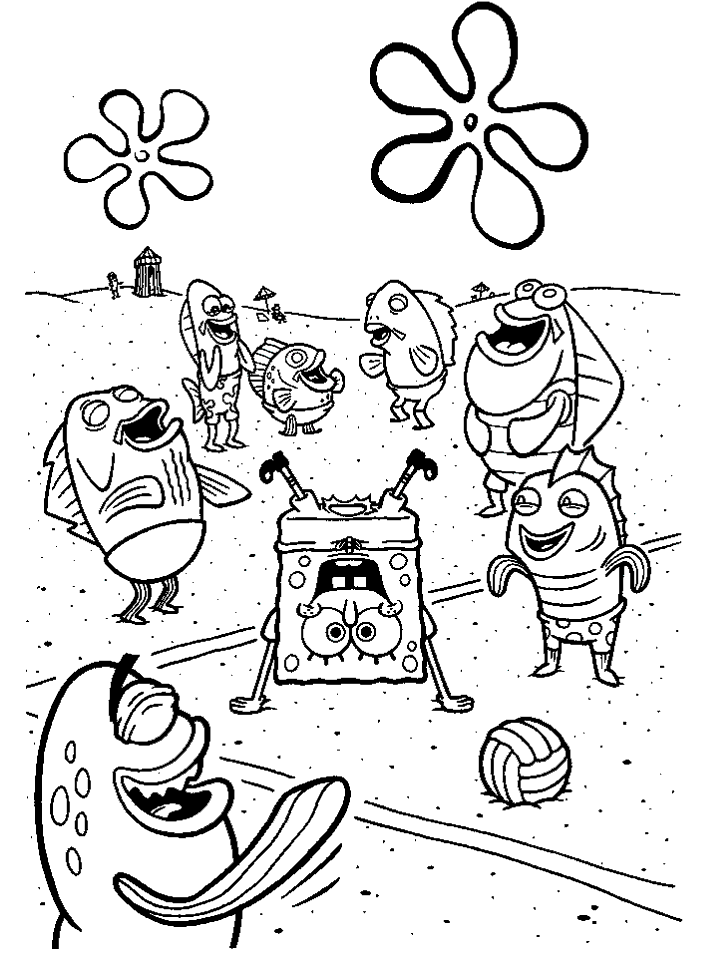 Ripped My Pants Spongebob Coloring Pages