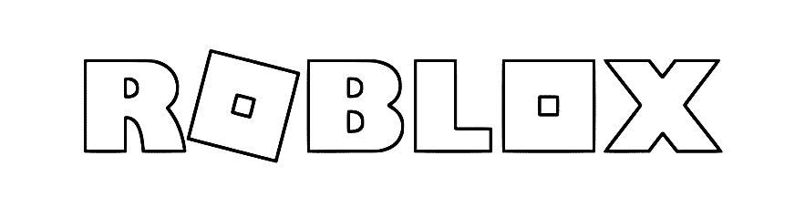 Roblox Logo For Coloring