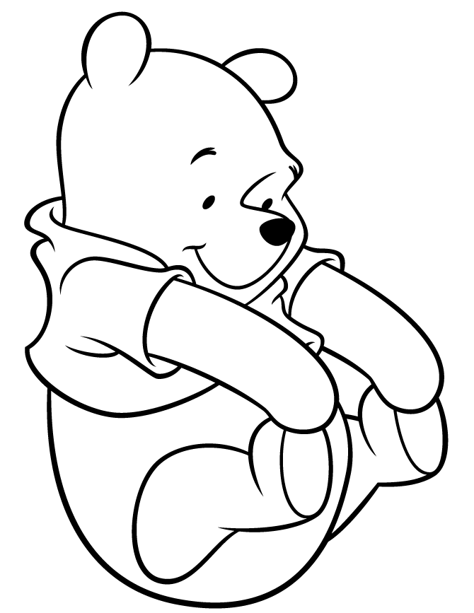 Rolley Winnie the Pooh Coloring Pages