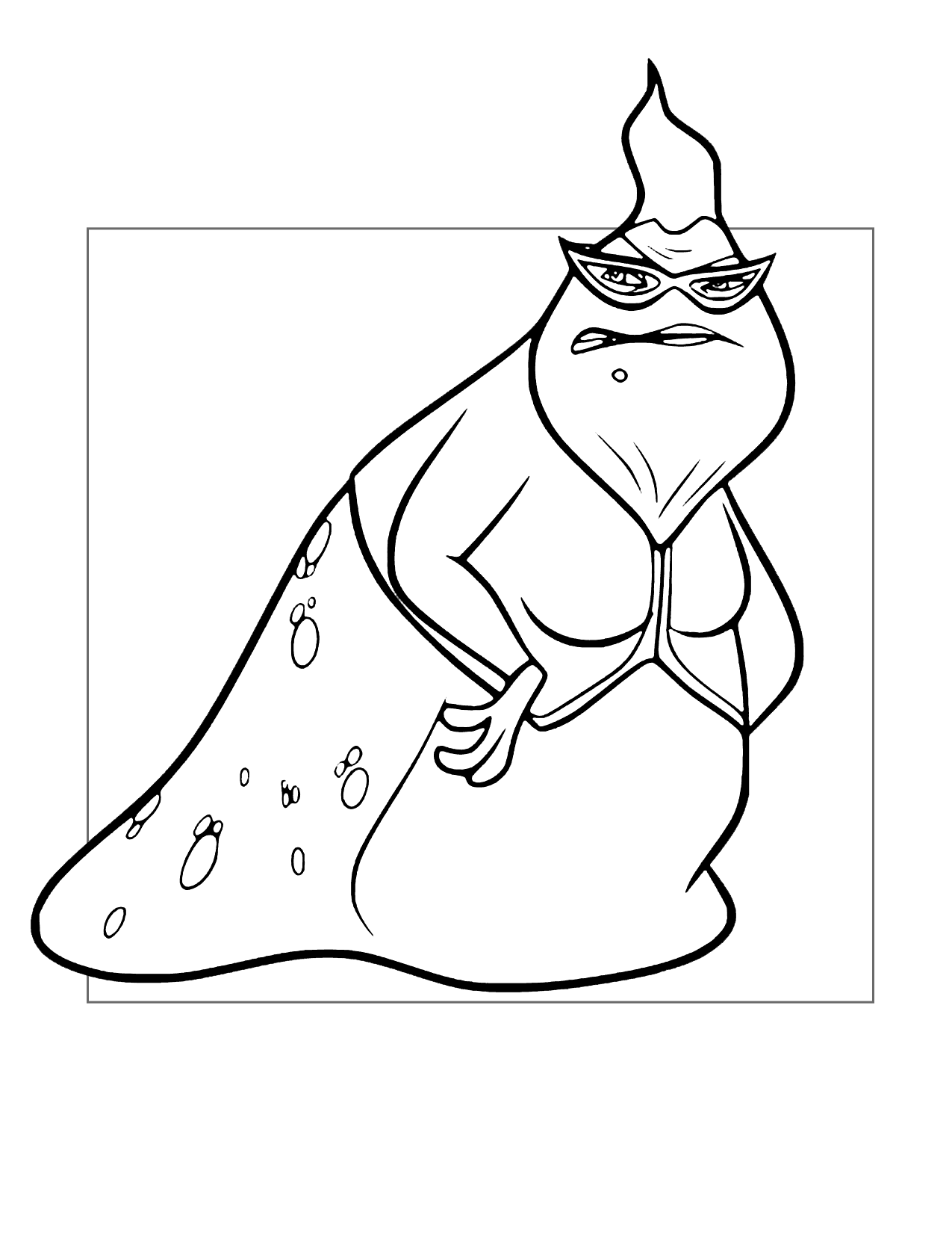 Roz Monsters Inc Coloring Page