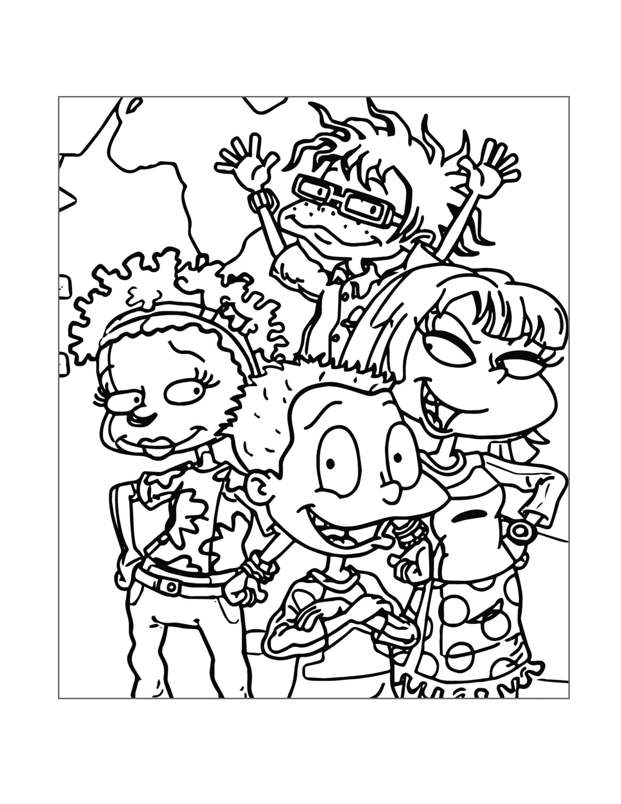 Rugrats All Grown Up Coloring Page