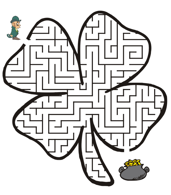 Saint Patricks Day Maze