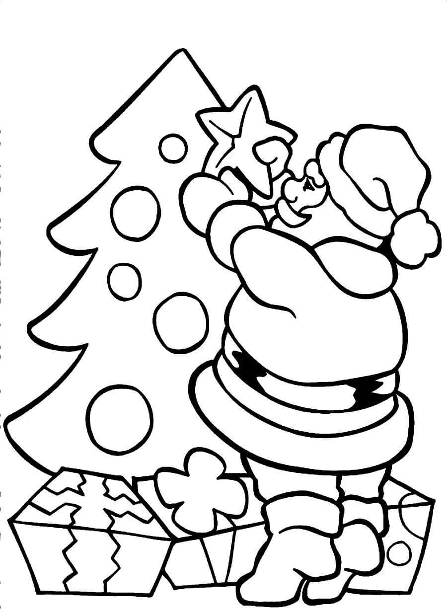 Christmas Tree Coloring Pages Coloringrocks