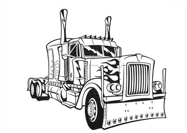 Truck Coloring Pages – Printable Coloring Pages