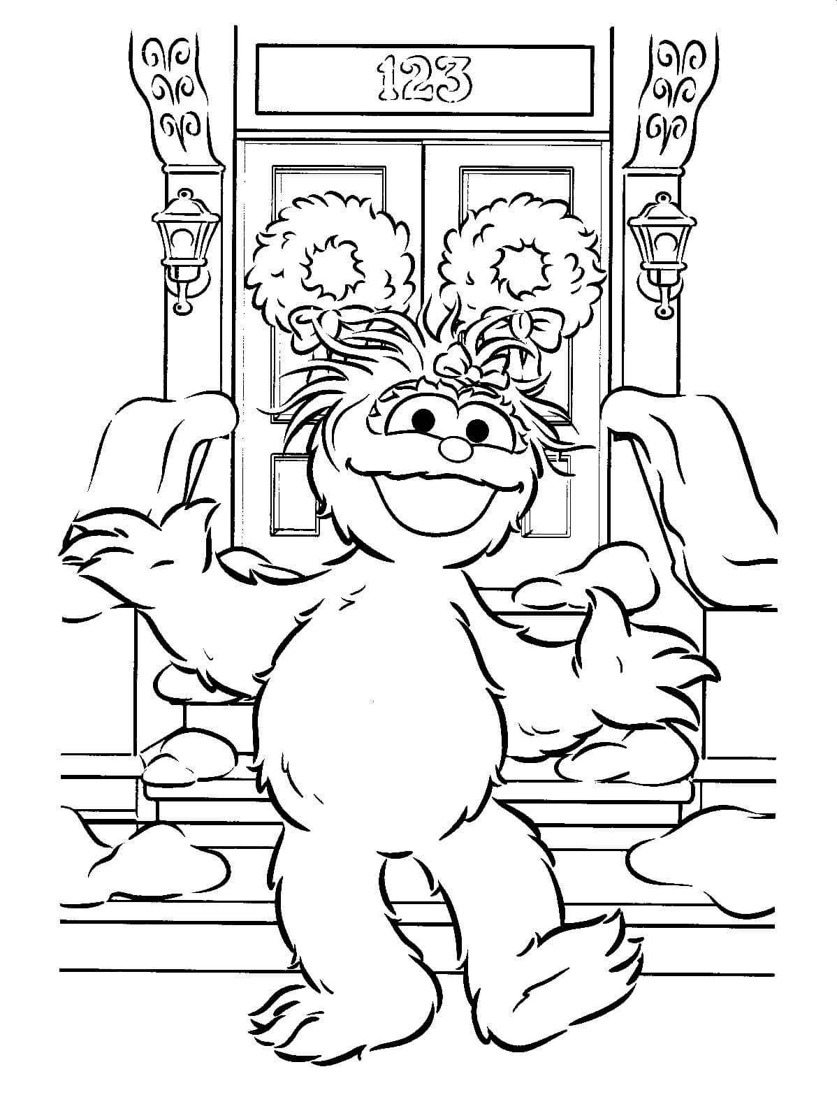 Sesame Street Printable Coloring Pages
