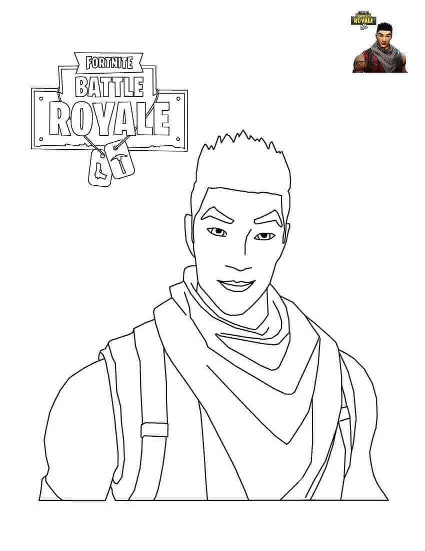 Shock Trooper Fortnite Coloring Pages