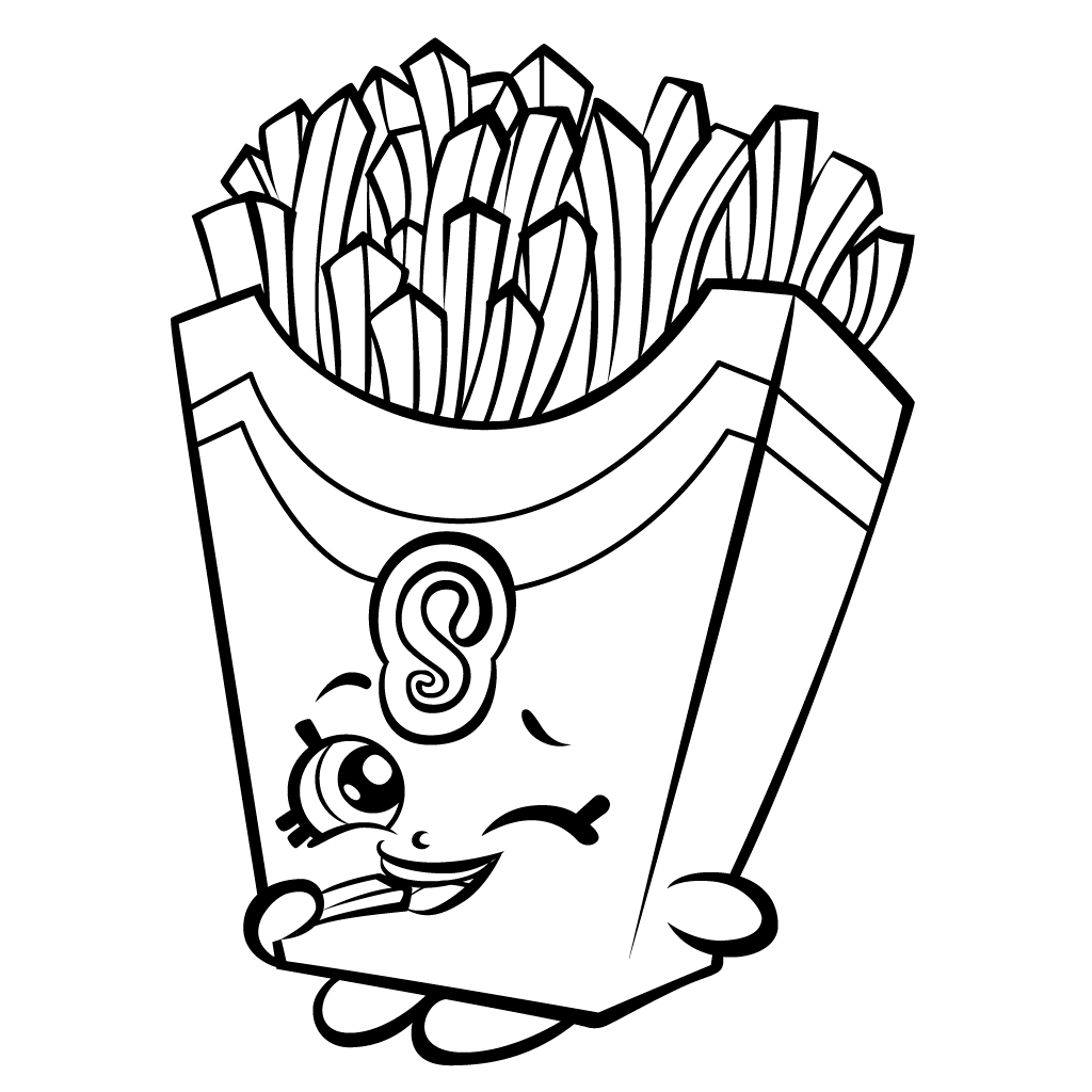 Shopkins Coloring Pages - Fiona Fries