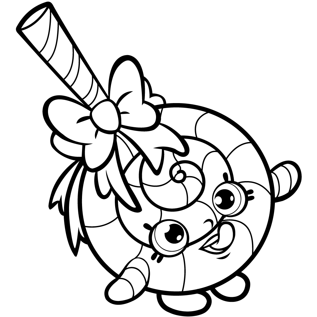 Shopkins Coloring Pages - Lolli Poppins