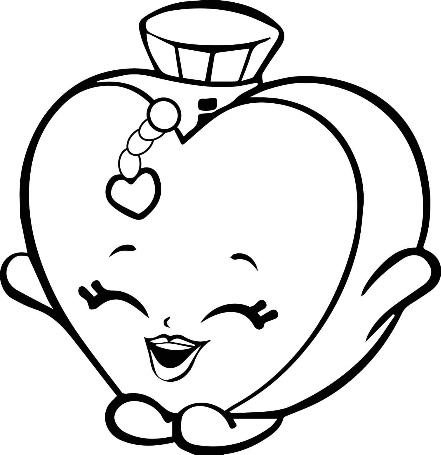 Shopkins Coloring Pages - Sally Scent
