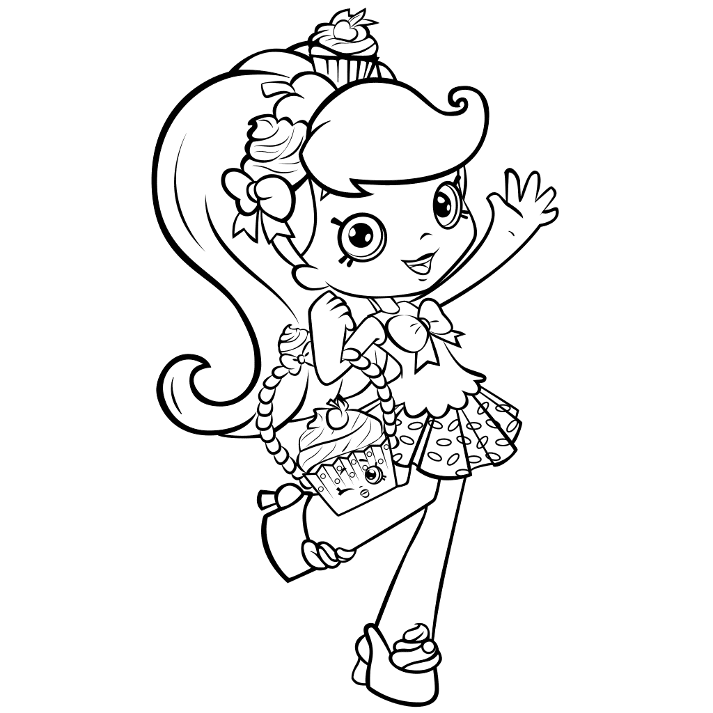 Shoppies Coloring Pages
