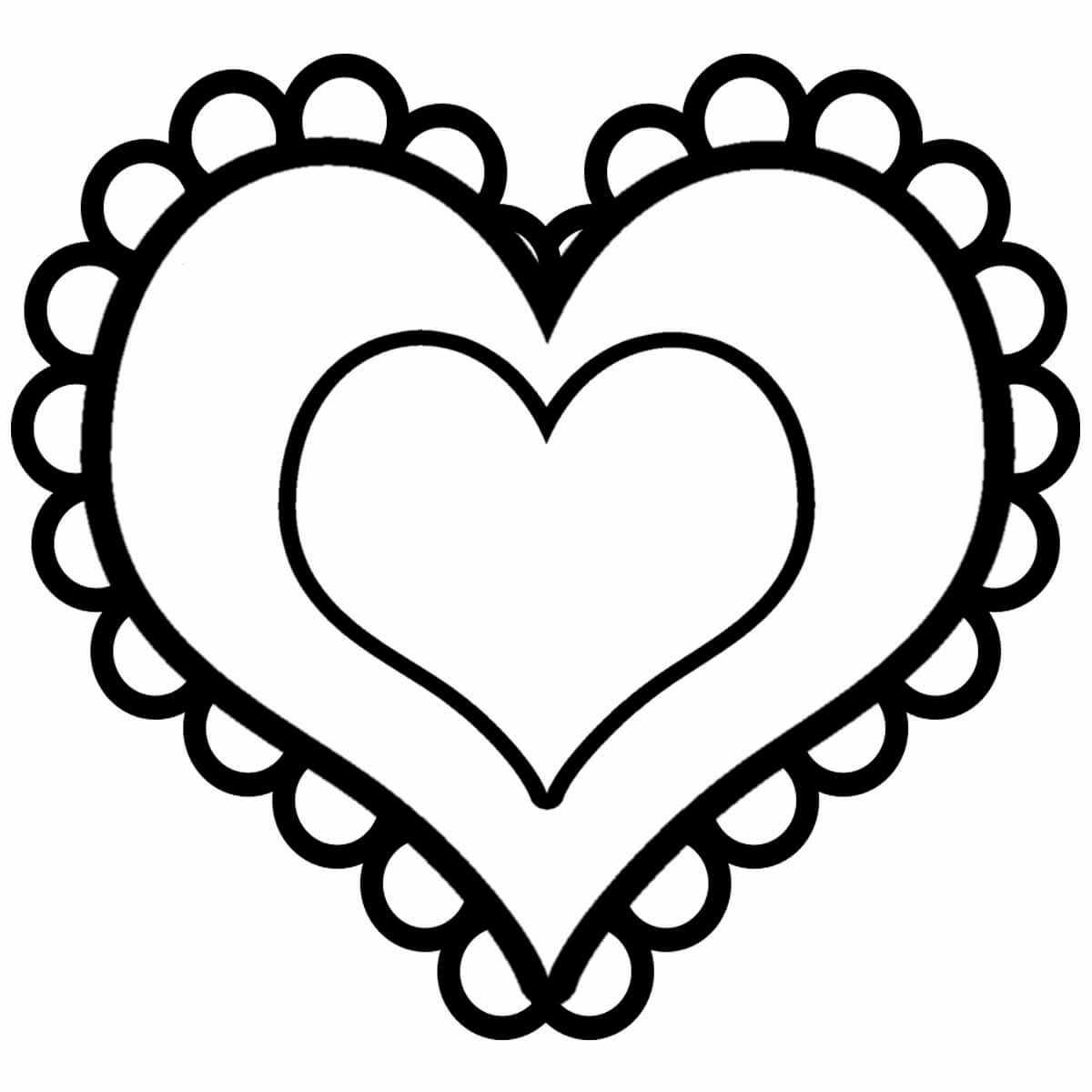 Heart Coloring Pages – Printable Coloring Pages