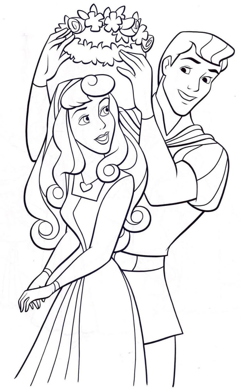 Sleeping Beauty Disney Princess Coloring Pages