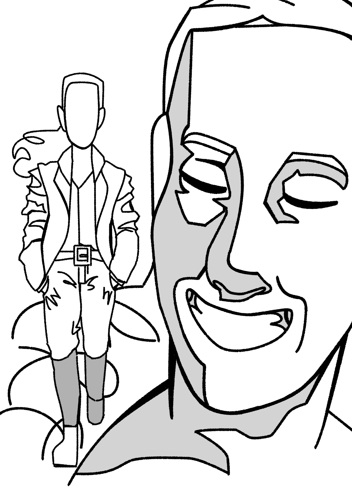 Smile Just Little Bit Coloring Page By Kevin Egnichie