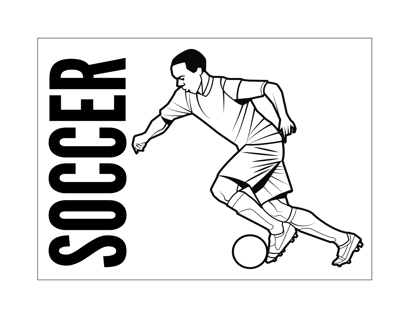Soccer Printable Sheet