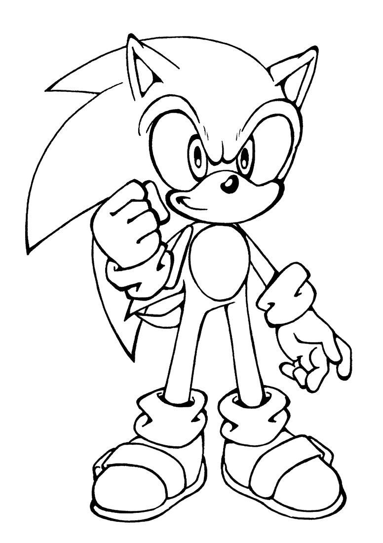 Sonic the Hedgehog Coloring Pages