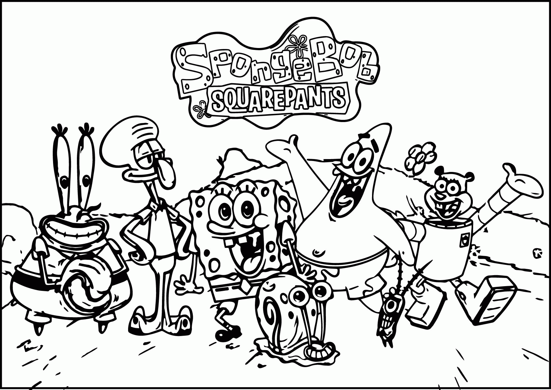 Spongebob Coloring Pages Printable Coloring Pages