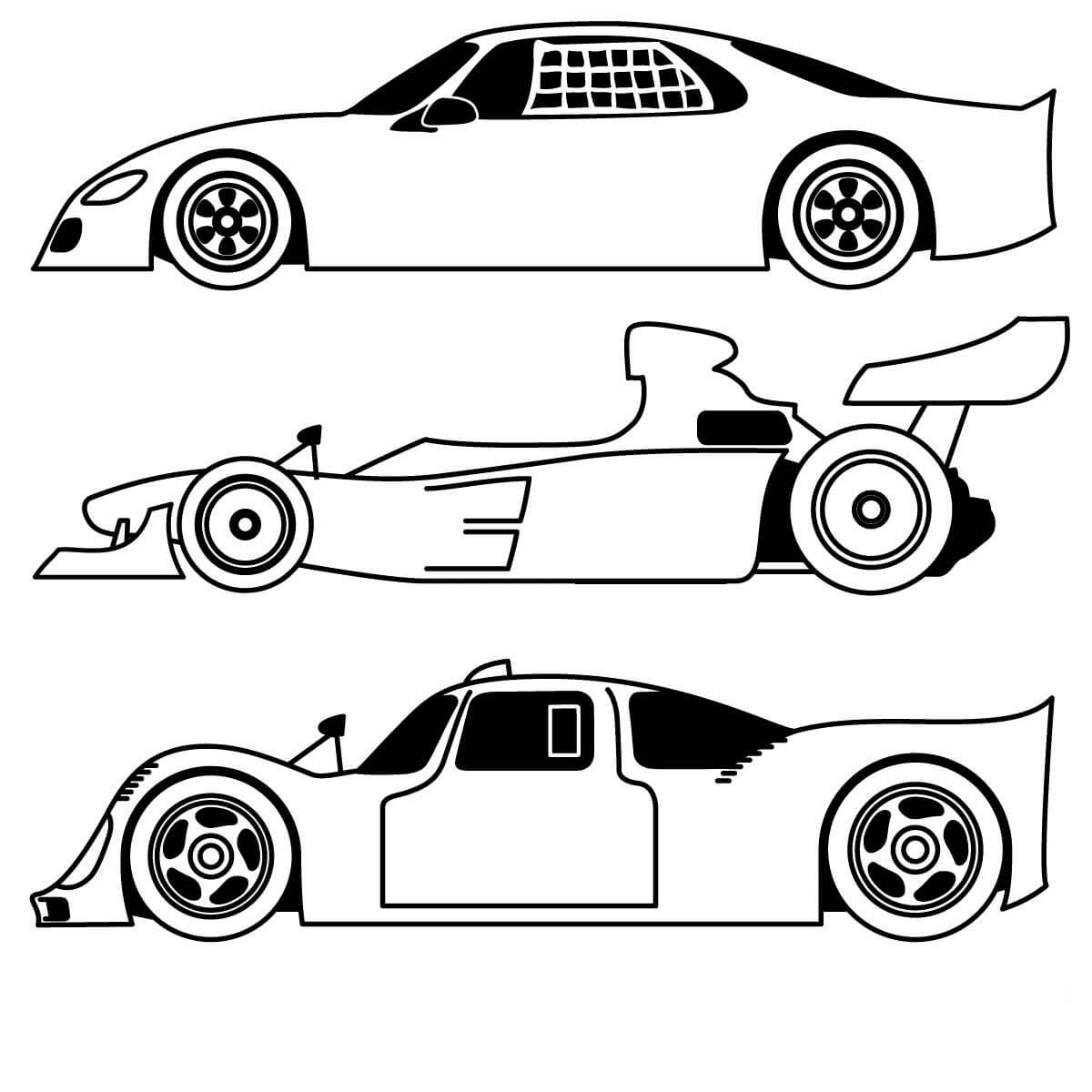 Coloring Race Car Pages : Say Goodbye To Boredom With These Free Car Coloring Pages