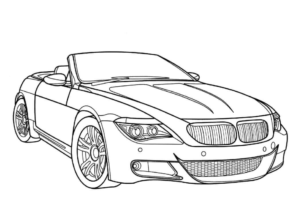 Sports Car Coloring Pages 2