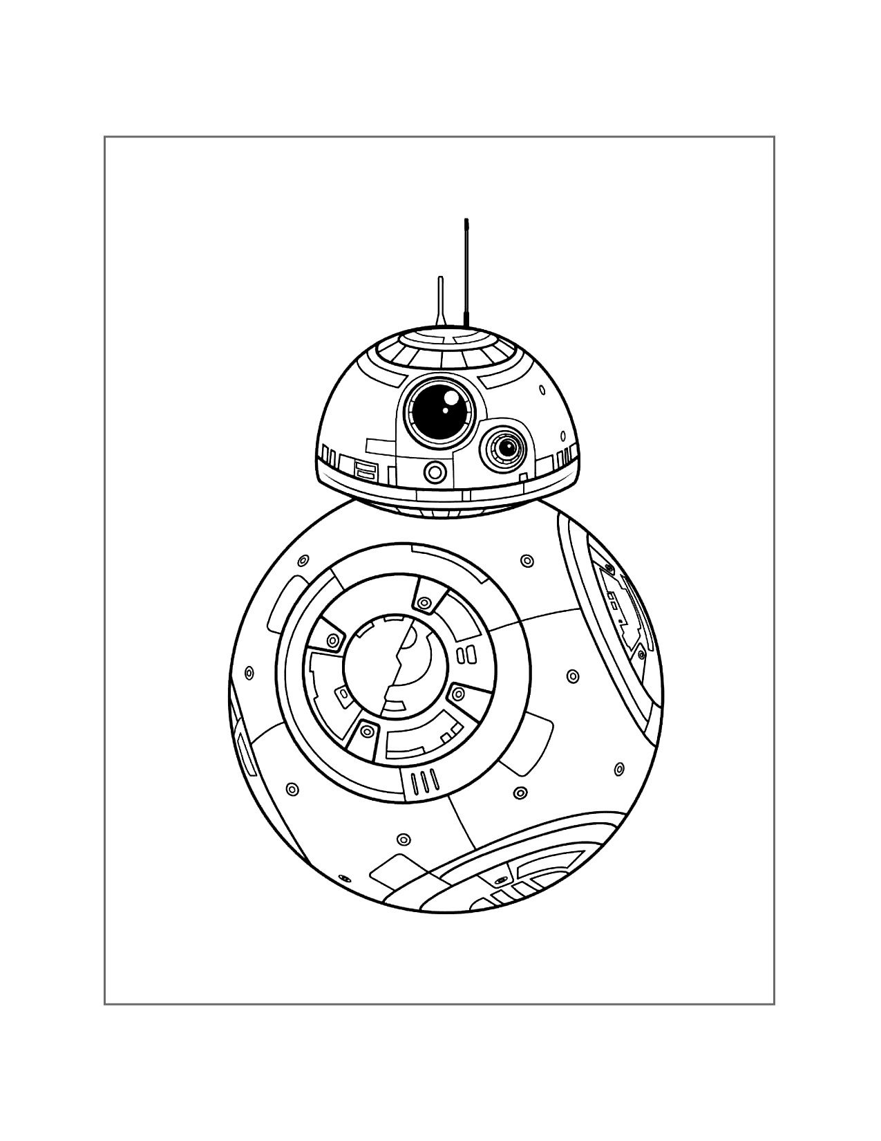 Star Wars Bb8 Coloring Page
