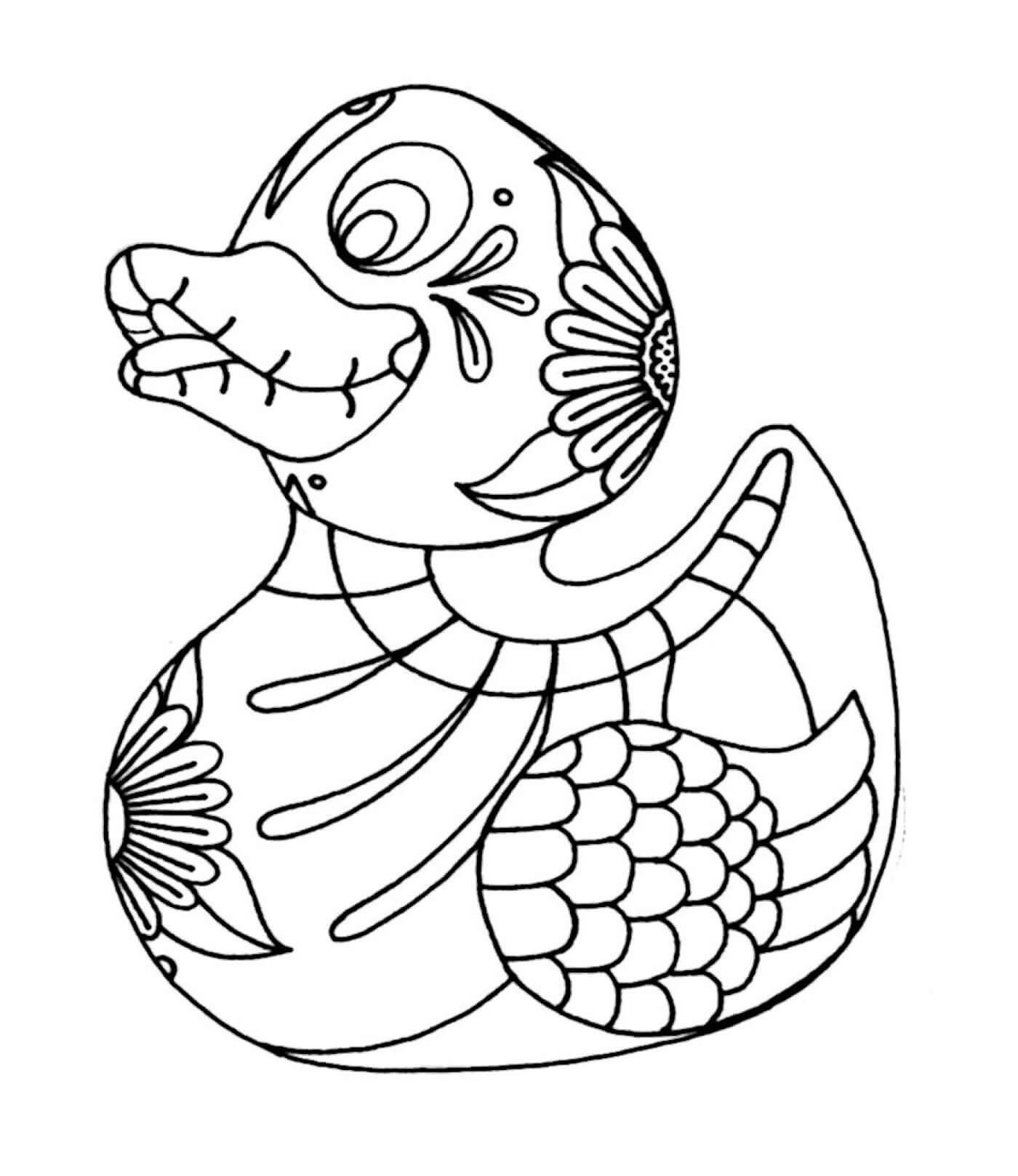 Sugar Duck Coloring Pages