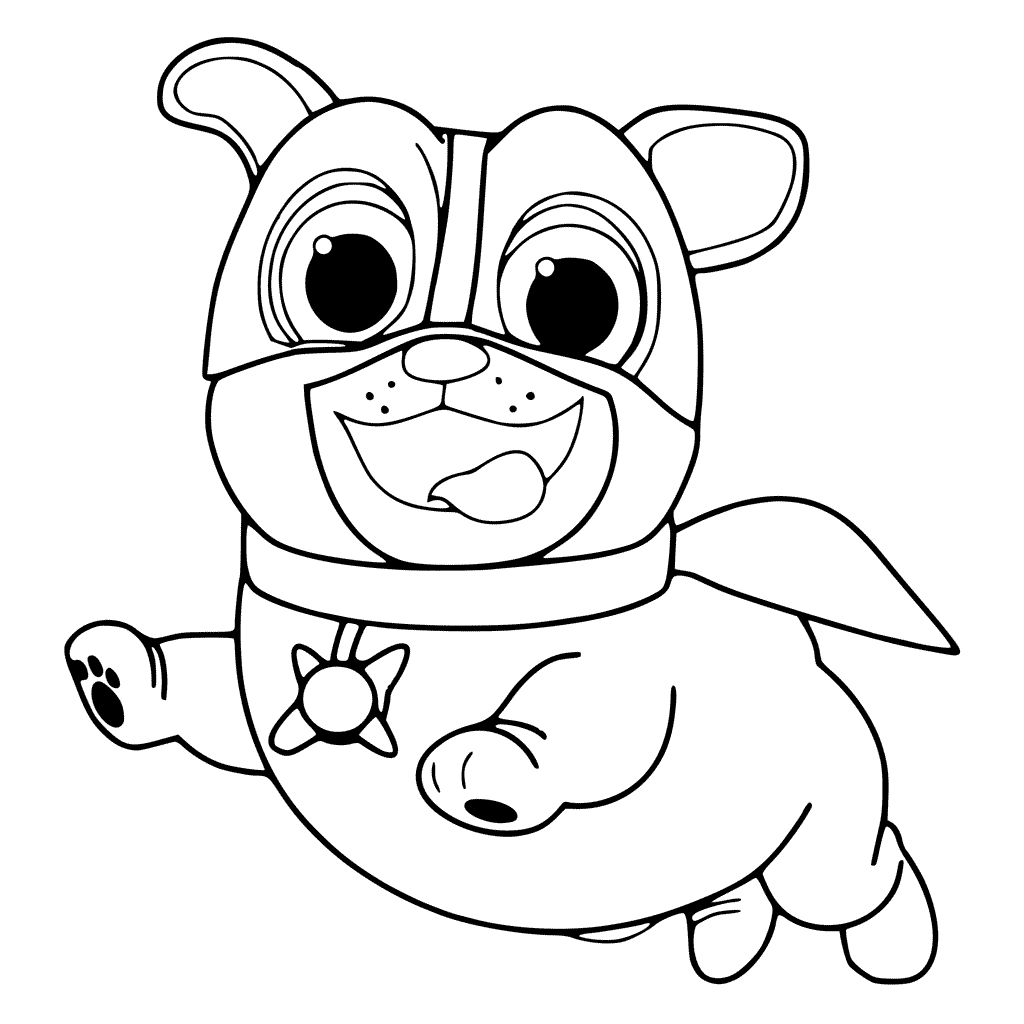 Super Puppy Dog Pals Coloring Pages