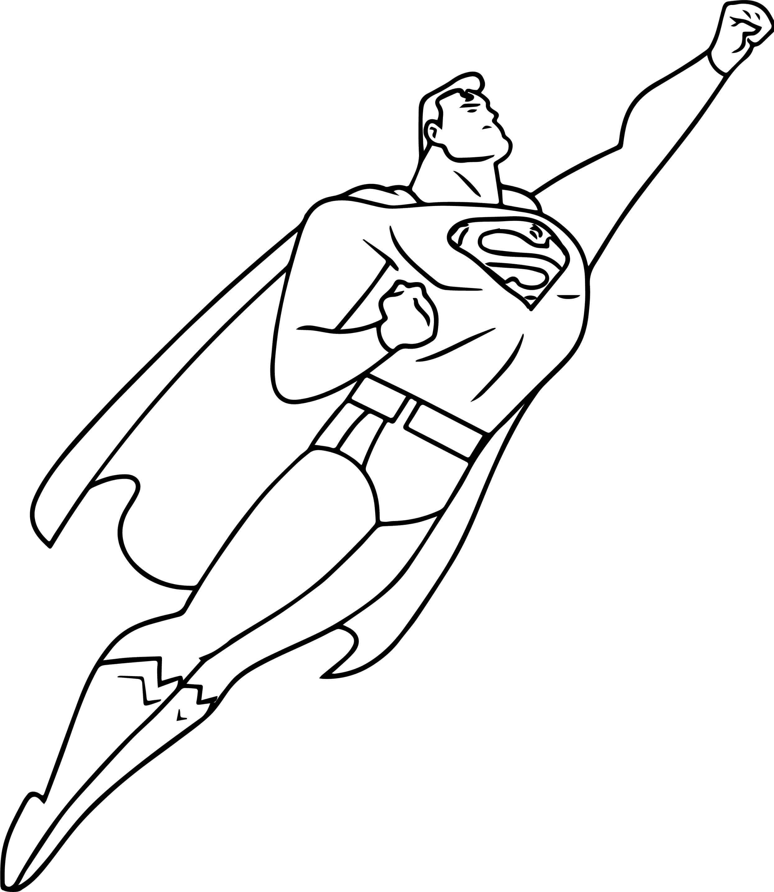 Superman Coloring Page Printables