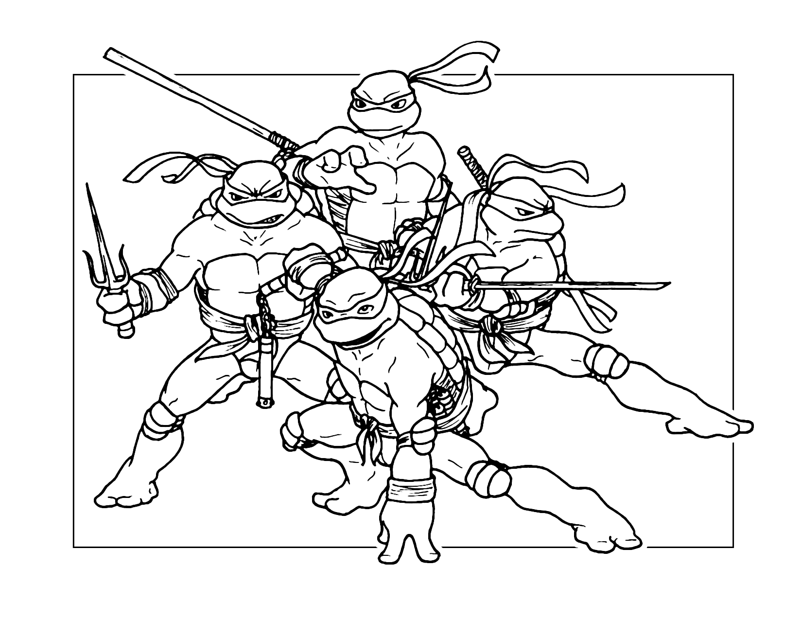 Tmnt Coloring Page