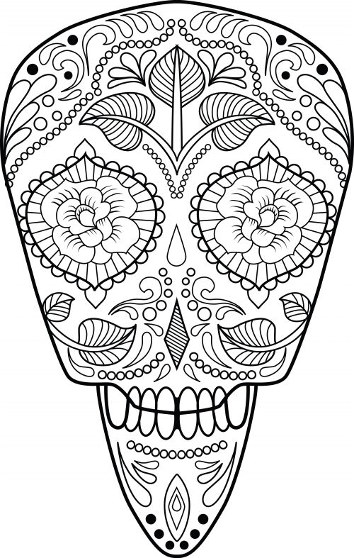 sugar skull coloring pages – coloringrocks