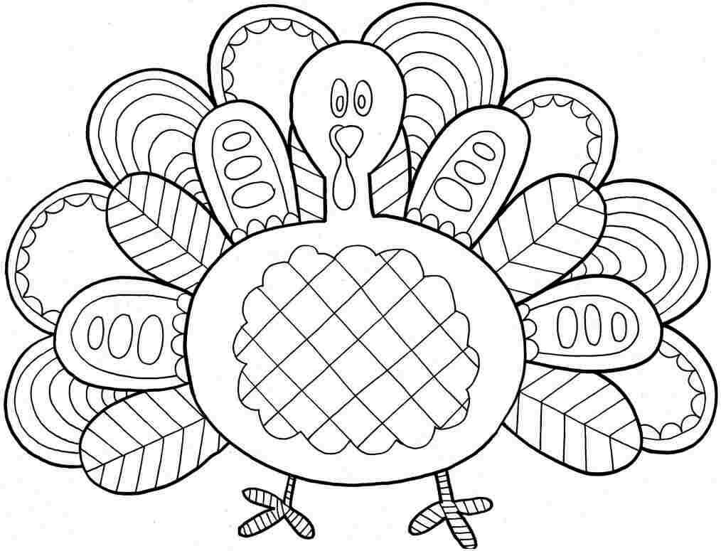 Thanksgiving Coloring Page Printable