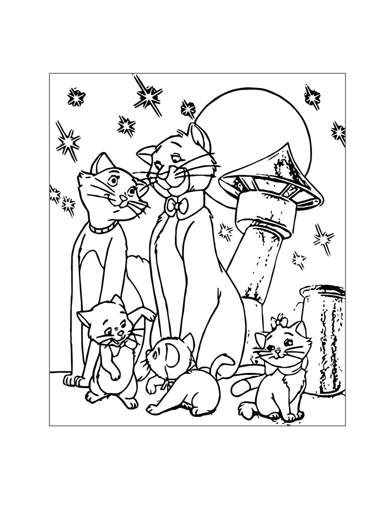 The Aristocats Coloring Page